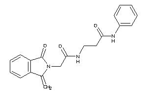 3-[[2-(1-keto-3-methylene-isoindolin-2-yl)acetyl]amino]-N-phenyl-propionamide