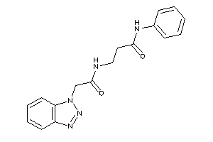 3-[[2-(benzotriazol-1-yl)acetyl]amino]-N-phenyl-propionamide