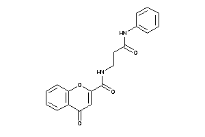 Image of N-(3-anilino-3-keto-propyl)-4-keto-chromene-2-carboxamide
