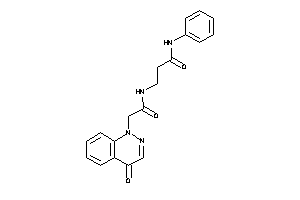 3-[[2-(4-ketocinnolin-1-yl)acetyl]amino]-N-phenyl-propionamide