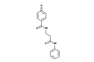 N-(3-anilino-3-keto-propyl)-1-keto-isonicotinamide