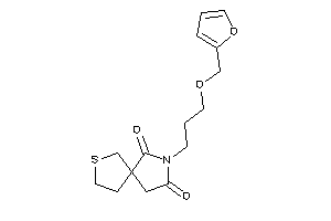 3-[3-(2-furfuryloxy)propyl]-7-thia-3-azaspiro[4.4]nonane-2,4-quinone