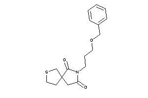 3-(3-benzoxypropyl)-7-thia-3-azaspiro[4.4]nonane-2,4-quinone