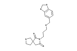 3-(3-piperonyloxypropyl)-7-thia-3-azaspiro[4.4]nonane-2,4-quinone