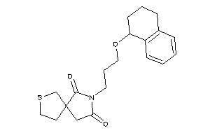 3-(3-tetralin-1-yloxypropyl)-7-thia-3-azaspiro[4.4]nonane-2,4-quinone