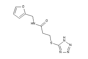 N-(2-furfuryl)-3-(1H-tetrazol-5-ylthio)propionamide