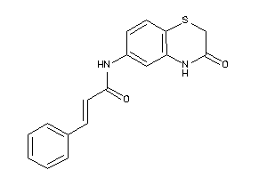 N-(3-keto-4H-1,4-benzothiazin-6-yl)-3-phenyl-acrylamide