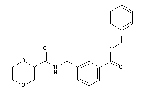 3-[(1,4-dioxane-2-carbonylamino)methyl]benzoic Acid Benzyl Ester