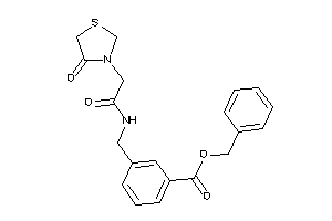 3-[[[2-(4-ketothiazolidin-3-yl)acetyl]amino]methyl]benzoic Acid Benzyl Ester