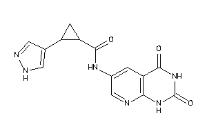 N-(2,4-diketo-1H-pyrido[2,3-d]pyrimidin-6-yl)-2-(1H-pyrazol-4-yl)cyclopropanecarboxamide