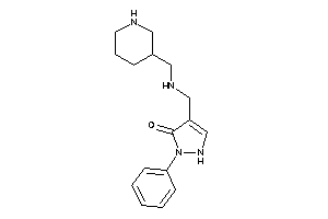 2-phenyl-4-[(3-piperidylmethylamino)methyl]-3-pyrazolin-3-one