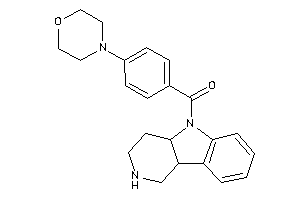 1,2,3,4,4a,9b-hexahydropyrido[4,3-b]indol-5-yl-(4-morpholinophenyl)methanone