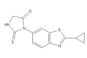 3-(2-cyclopropyl-1,3-benzothiazol-6-yl)-2-thioxo-4-imidazolidinone