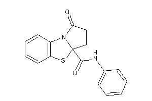 1-keto-N-phenyl-2,3-dihydropyrrolo[2,1-b][1,3]benzothiazole-3a-carboxamide