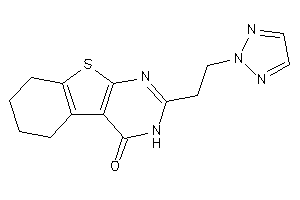 2-[2-(triazol-2-yl)ethyl]-5,6,7,8-tetrahydro-3H-benzothiopheno[2,3-d]pyrimidin-4-one