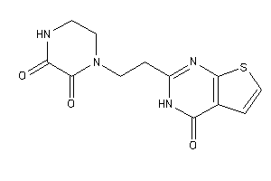 1-[2-(4-keto-3H-thieno[2,3-d]pyrimidin-2-yl)ethyl]piperazine-2,3-quinone