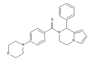 (4-morpholinophenyl)-(1-phenyl-3,4-dihydro-1H-pyrrolo[1,2-a]pyrazin-2-yl)methanone