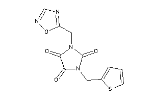 1-(1,2,4-oxadiazol-5-ylmethyl)-3-(2-thenyl)imidazolidine-2,4,5-trione