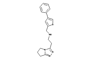 2-(6,7-dihydro-5H-pyrrolo[2,1-c][1,2,4]triazol-3-yl)ethyl-[(4-phenyl-2-furyl)methyl]amine