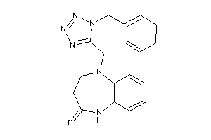 1-[(1-benzyltetrazol-5-yl)methyl]-3,5-dihydro-2H-1,5-benzodiazepin-4-one