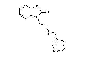 3-[2-(3-pyridylmethylamino)ethyl]-1,3-benzoxazol-2-one