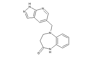 1-(1H-pyrazolo[3,4-b]pyridin-5-ylmethyl)-3,5-dihydro-2H-1,5-benzodiazepin-4-one