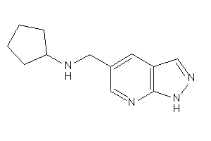 Cyclopentyl(1H-pyrazolo[3,4-b]pyridin-5-ylmethyl)amine