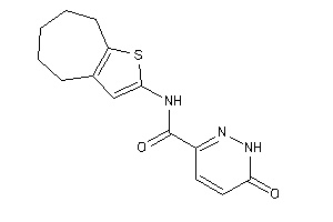 6-keto-N-(5,6,7,8-tetrahydro-4H-cyclohepta[b]thiophen-2-yl)-1H-pyridazine-3-carboxamide