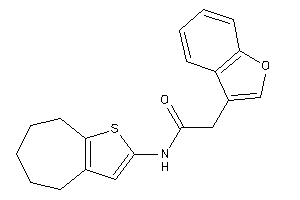 2-(benzofuran-3-yl)-N-(5,6,7,8-tetrahydro-4H-cyclohepta[b]thiophen-2-yl)acetamide