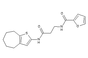 N-[3-keto-3-(5,6,7,8-tetrahydro-4H-cyclohepta[b]thiophen-2-ylamino)propyl]-2-furamide