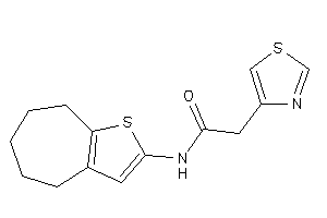 N-(5,6,7,8-tetrahydro-4H-cyclohepta[b]thiophen-2-yl)-2-thiazol-4-yl-acetamide