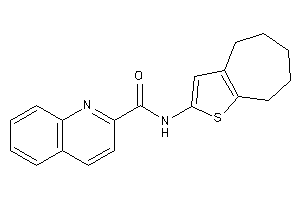 N-(5,6,7,8-tetrahydro-4H-cyclohepta[b]thiophen-2-yl)quinaldamide