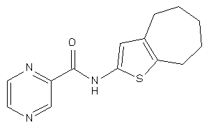 N-(5,6,7,8-tetrahydro-4H-cyclohepta[b]thiophen-2-yl)pyrazinamide