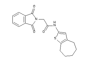 2-phthalimido-N-(5,6,7,8-tetrahydro-4H-cyclohepta[b]thiophen-2-yl)acetamide