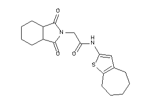 2-(1,3-diketo-3a,4,5,6,7,7a-hexahydroisoindol-2-yl)-N-(5,6,7,8-tetrahydro-4H-cyclohepta[b]thiophen-2-yl)acetamide