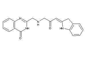 2-[[(3-indolin-2-ylidene-2-keto-propyl)amino]methyl]-3H-quinazolin-4-one