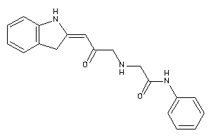 2-[(3-indolin-2-ylidene-2-keto-propyl)amino]-N-phenyl-acetamide