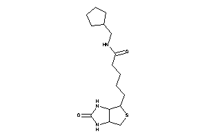 Image of N-(cyclopentylmethyl)-5-(2-keto-1,3,3a,4,6,6a-hexahydrothieno[3,4-d]imidazol-4-yl)valeramide