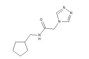 N-(cyclopentylmethyl)-2-(1,2,4-triazol-4-yl)acetamide