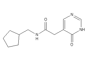 N-(cyclopentylmethyl)-2-(6-keto-1H-pyrimidin-5-yl)acetamide