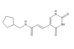 N-(cyclopentylmethyl)-3-(2,4-diketo-1H-pyrimidin-5-yl)acrylamide