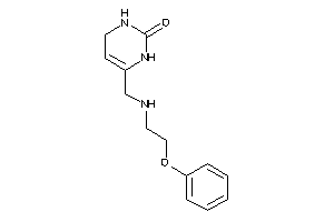 Image of 6-[(2-phenoxyethylamino)methyl]-3,4-dihydro-1H-pyrimidin-2-one