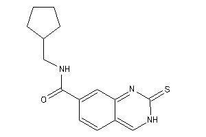 Image of N-(cyclopentylmethyl)-2-thioxo-3H-quinazoline-7-carboxamide