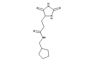 Image of N-(cyclopentylmethyl)-3-(2,5-diketoimidazolidin-4-yl)propionamide