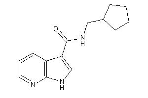 N-(cyclopentylmethyl)-1H-pyrrolo[2,3-b]pyridine-3-carboxamide