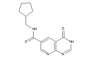 N-(cyclopentylmethyl)-4-keto-3H-pyrido[2,3-d]pyrimidine-6-carboxamide