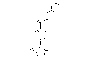 N-(cyclopentylmethyl)-4-(5-keto-3-pyrazolin-1-yl)benzamide