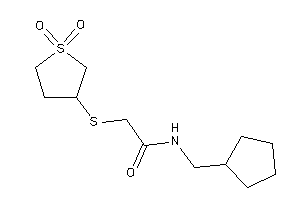 N-(cyclopentylmethyl)-2-[(1,1-diketothiolan-3-yl)thio]acetamide