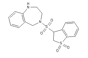 3-(1,2,3,5-tetrahydro-1,4-benzodiazepin-4-ylsulfonyl)-2,3-dihydrobenzothiophene 1,1-dioxide