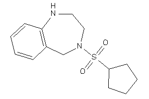 4-cyclopentylsulfonyl-1,2,3,5-tetrahydro-1,4-benzodiazepine